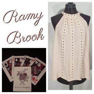 NEW Ramy Brook Collie Tank Top Sz M Light Pink